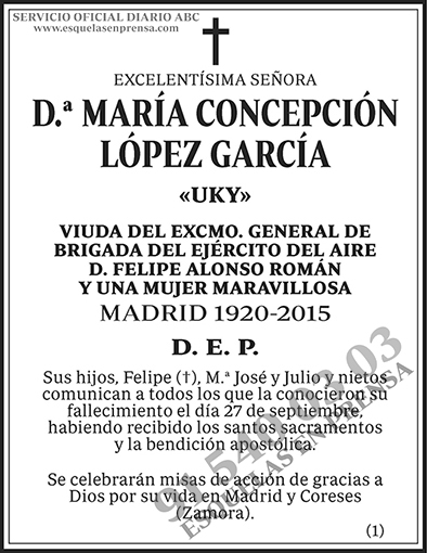 María Concepción López García